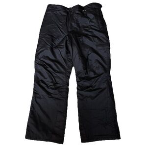 Slalom Men’s Cargo Snowboard Ski Pants Size XL Black Insulated Waterproof
